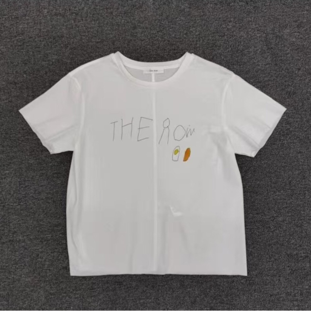 The Row White Short Sleeve Tee